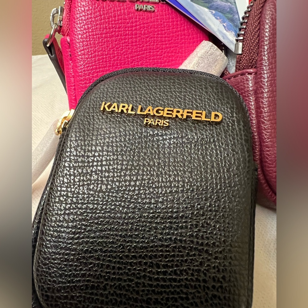 Karl Lagerfeld Chose 1 Cardholder/ Bagcharm/ Keychain New - Picture 6 of 13